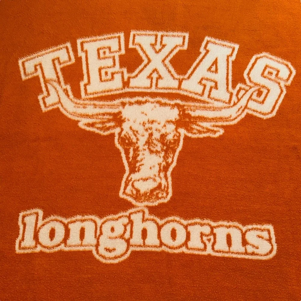 Vintage University of Texas Longhorns‎ Reversible Biederlack Blanket 53